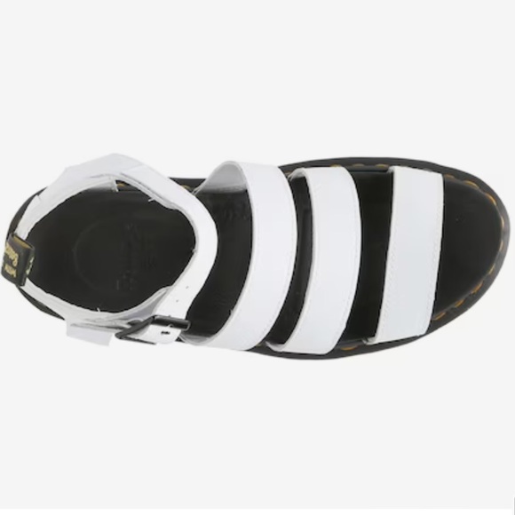 Dr. Martens Blaire Platform Sandal Leather Ankle Strap Buckle Bulky Scrappy - Picture 5 of 16